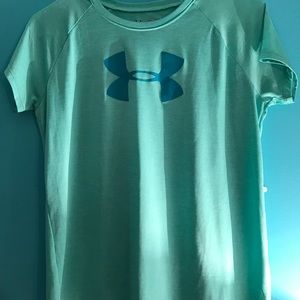 Mint Green Under-amour dri-fit shirt!